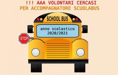 Aiuta il tuo paese : cercasi volontari per accompagnatore scuolabus
